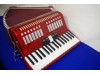 Stephanelli 72 bass red accordion